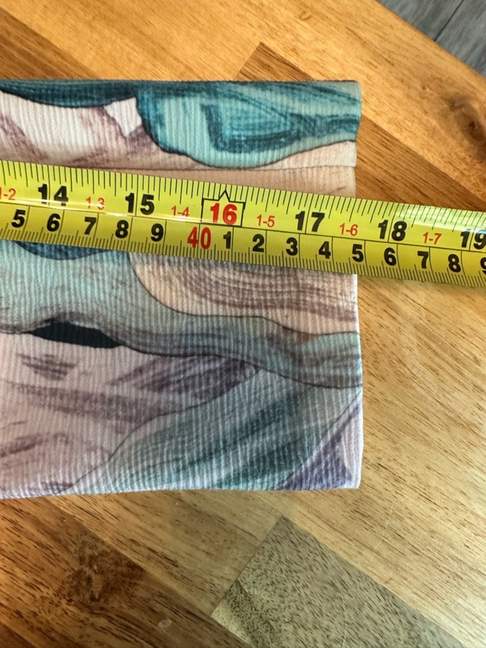 H & M Watercolor Abstract Printed Sheath Midi Dress in Multi-Color size 8 - Picture 14 of 16